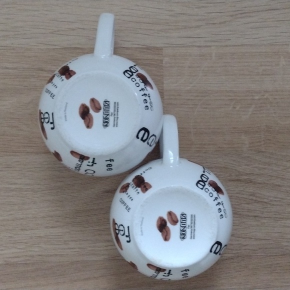 Konitz Coffee Collage set of Mugs 12 oz Germany New - Picture 4 of 6